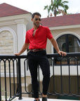 Rapallo Slim Fit Banded Collar Shirt