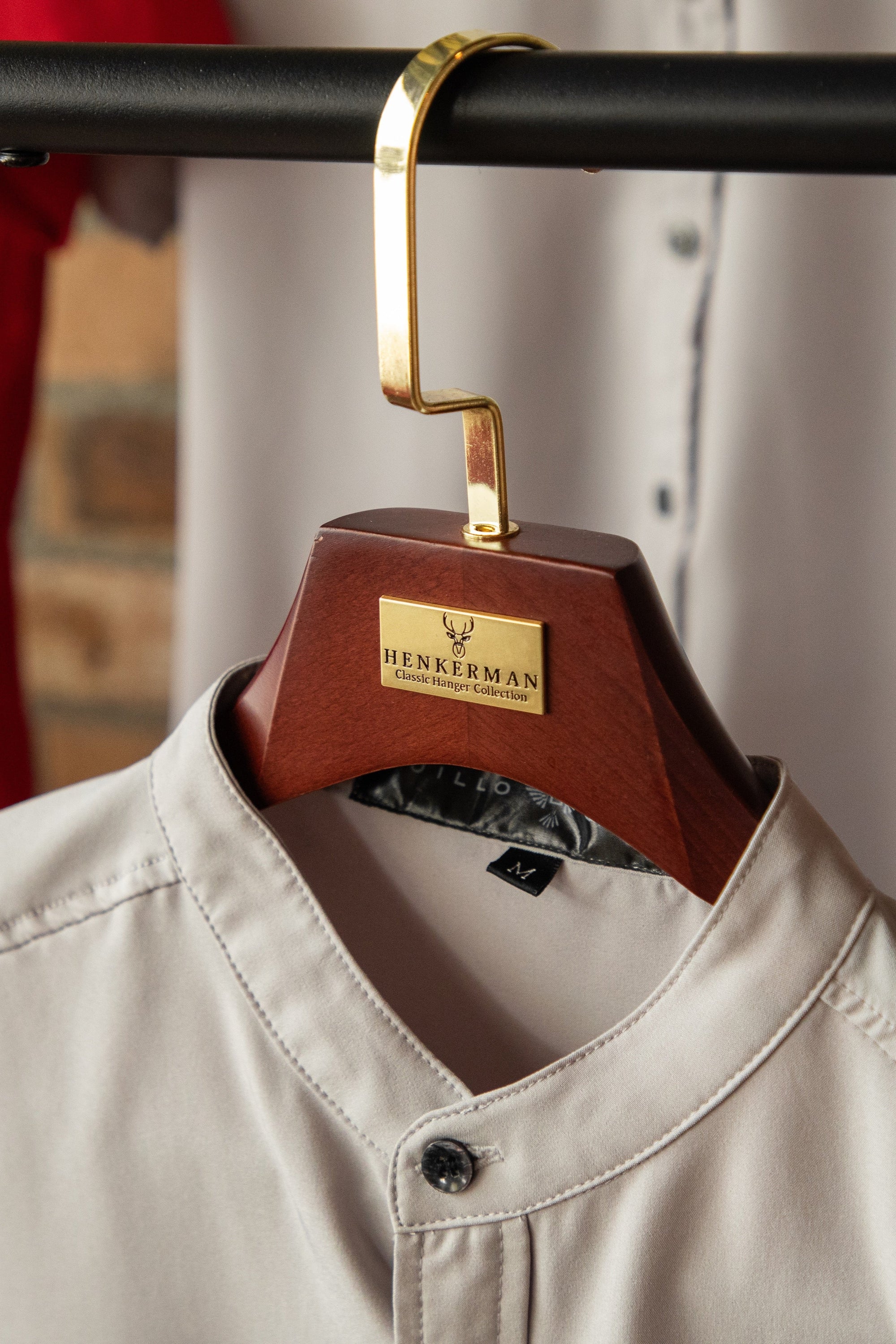 Turin Slim Fit Banded Collar Shirt