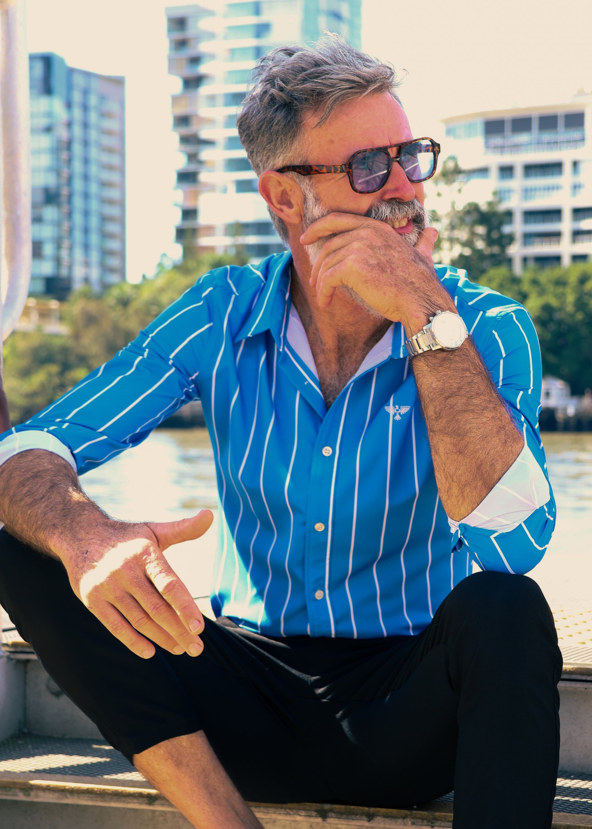 Amalfi Long Sleeve Slim Fit Shirt