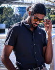 Vulcano Slim Fit Banded Collar Shirt
