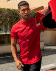 Rapallo Slim Fit Banded Collar Shirt