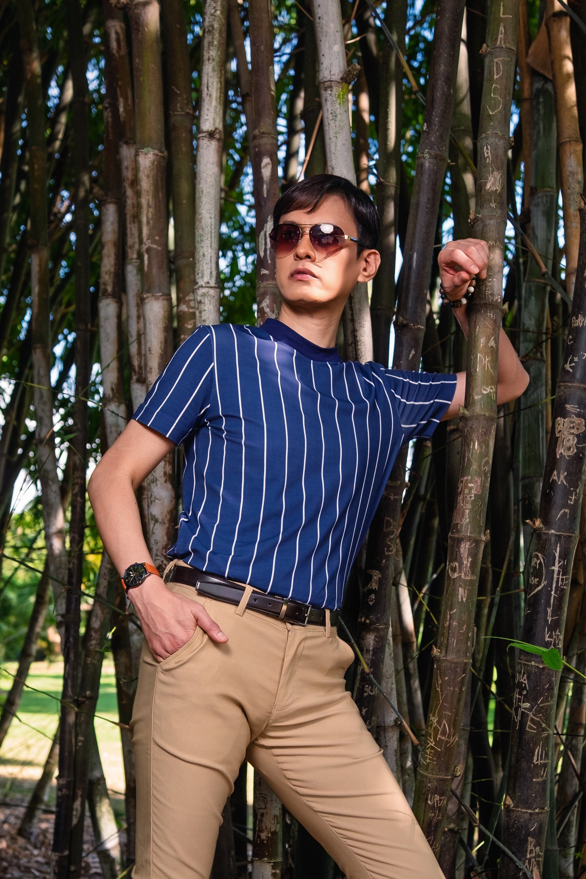 Capri Signature Collar Slim Fit Tee
