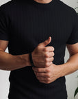 Linea Knitted Slim Fit Tee