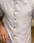 Turin Slim Fit Banded Collar Shirt