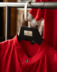Rapallo Slim Fit Banded Collar Shirt