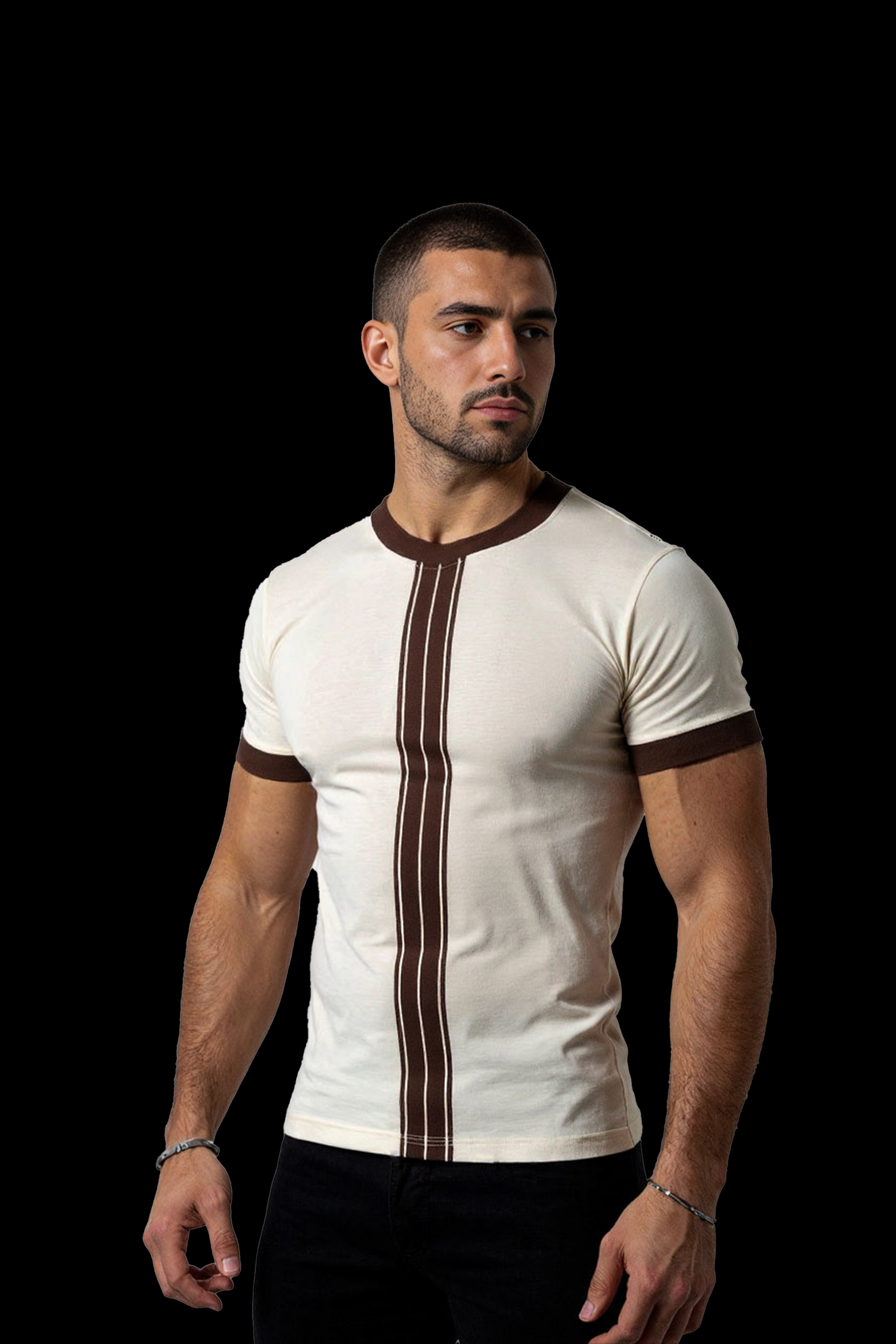 Roma Signature Collar Slim Fit Tee