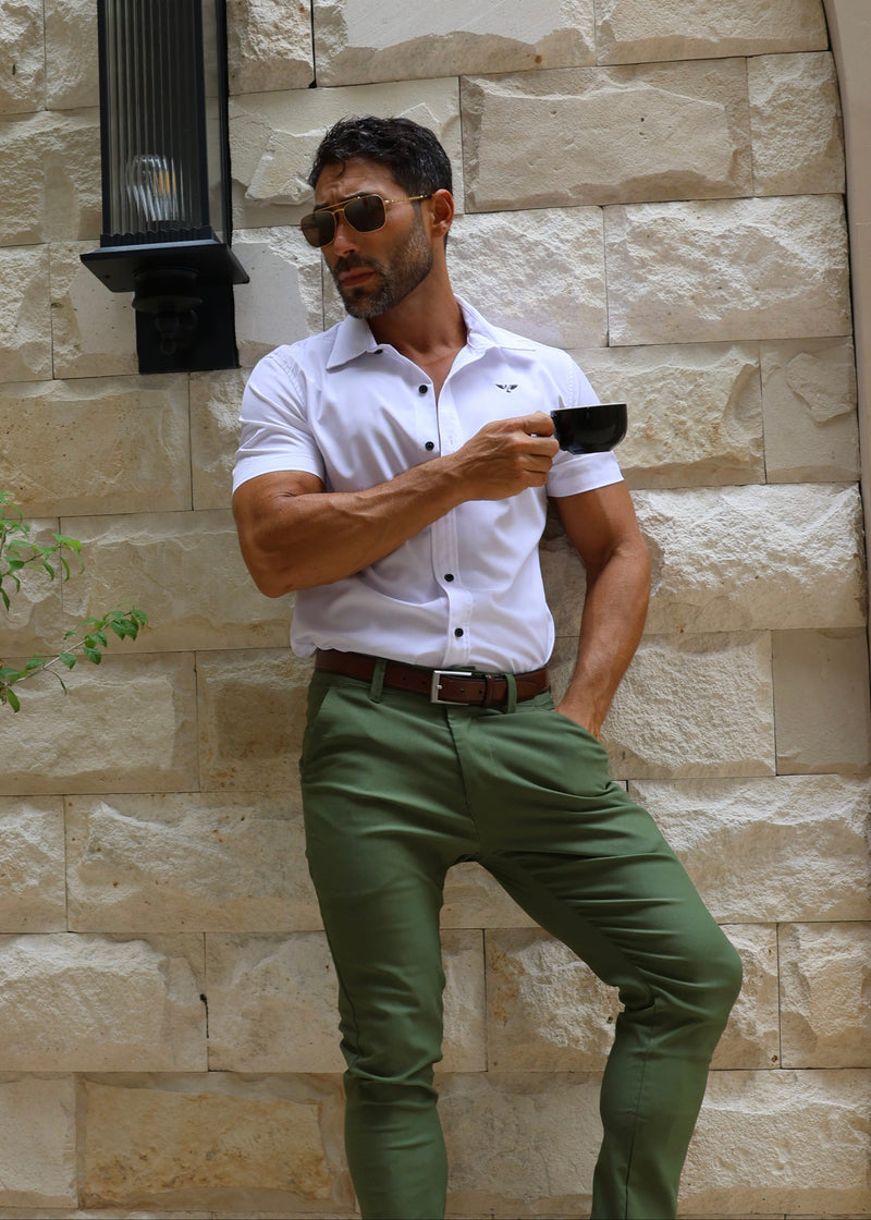 Siracusa Shirt | Short Sleeve Muscle Fit