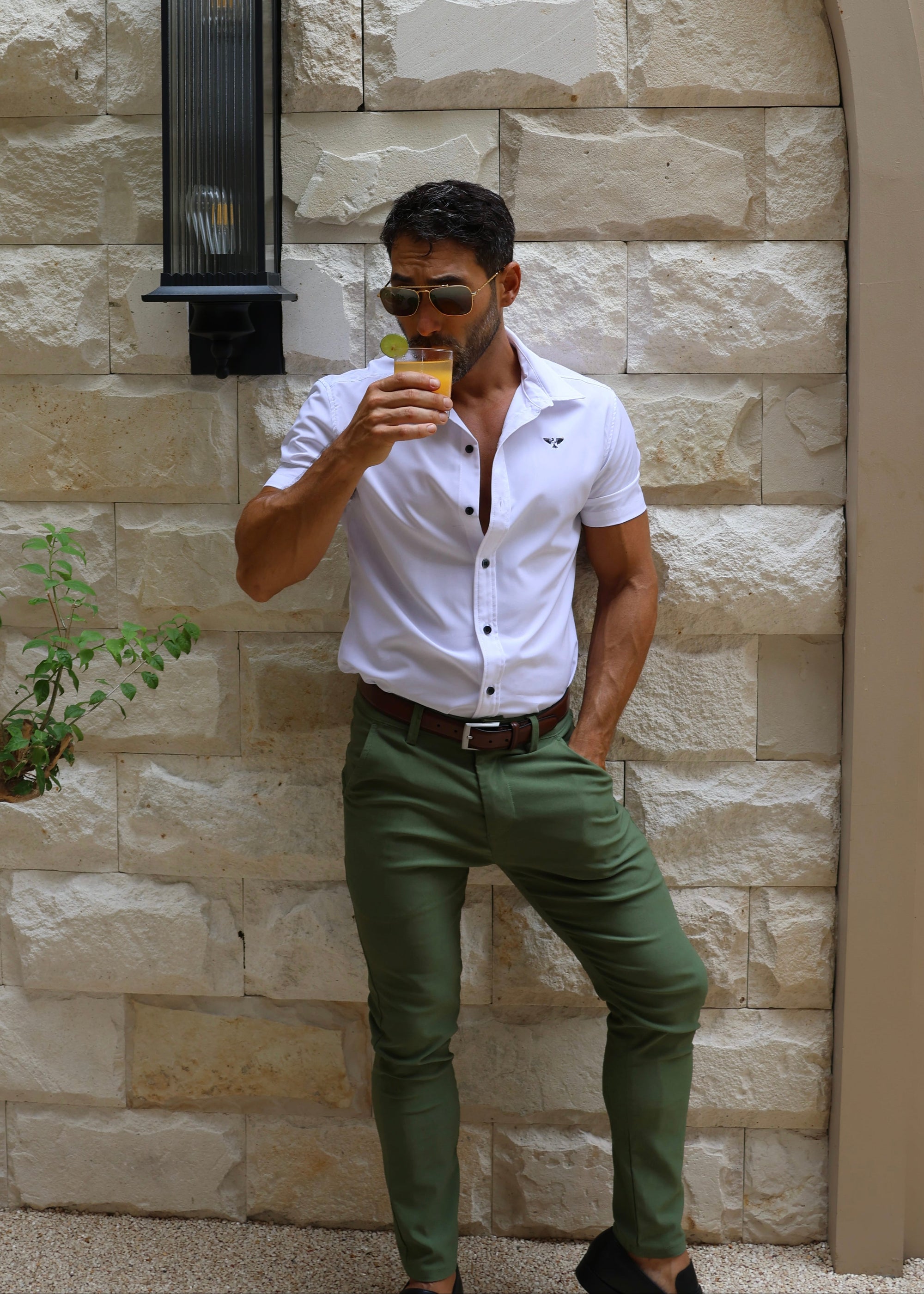 Siracusa Shirt | Short Sleeve Muscle Fit