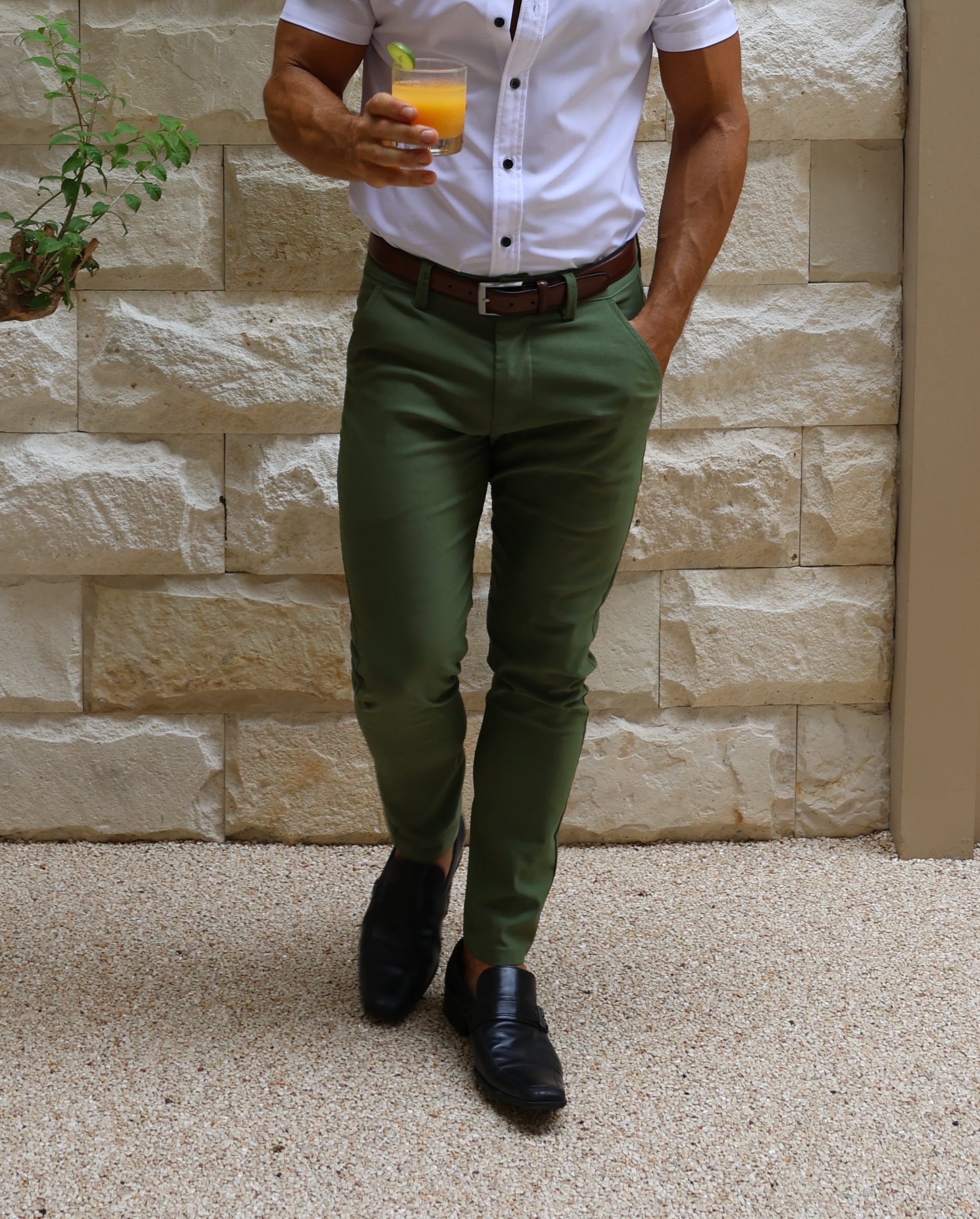 Sage Luxe Slim Chino