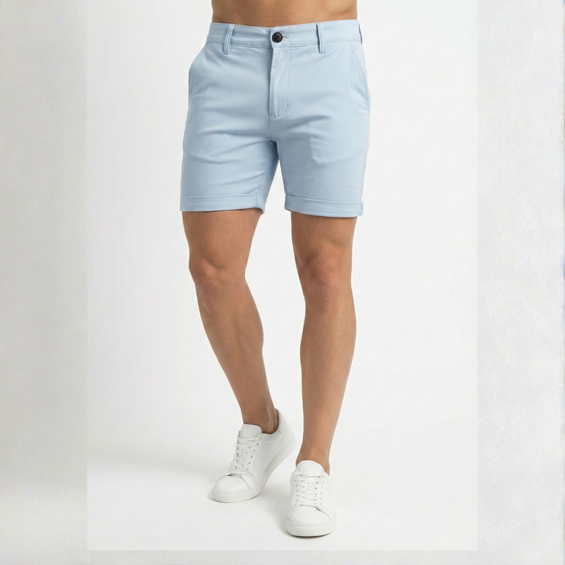 Capri Chino Short | Tailored Fit - Blue