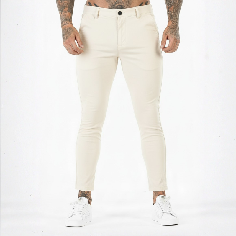 Luxe Stretch Chino | Tapered Fit - Stone
