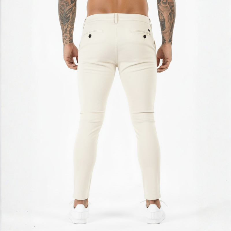 Luxe Stretch Chino | Tapered Fit - Stone