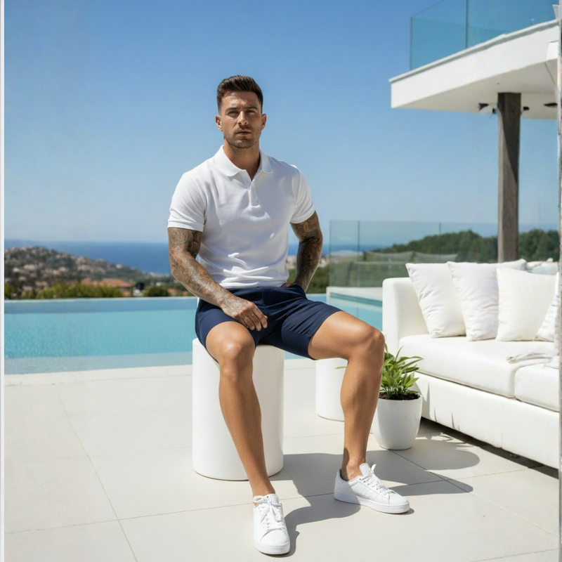 Capri Chino Short | Tailored Fit - Navy