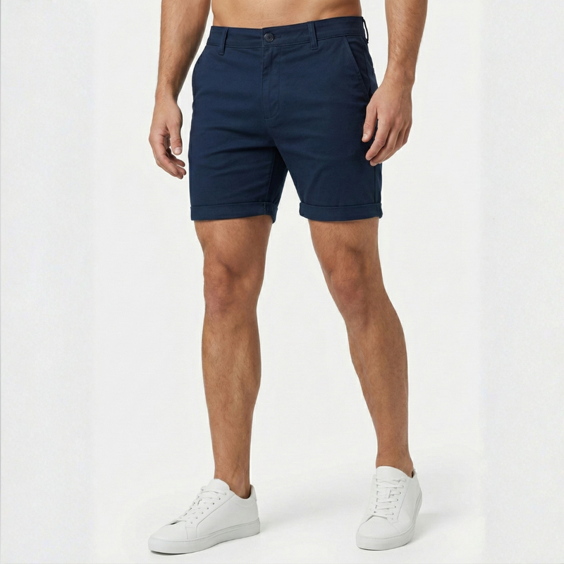 Capri Chino Short | Tailored Fit - Navy