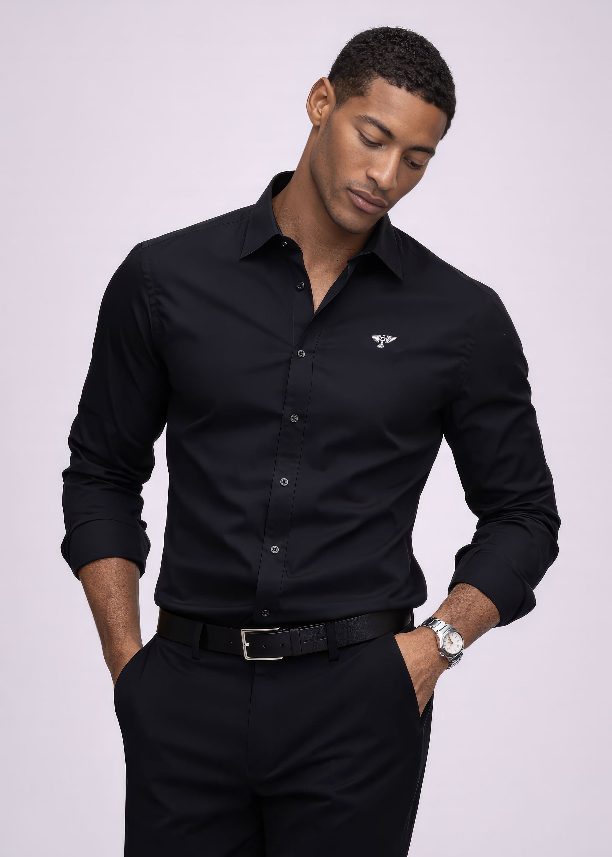 Vulcano Shirt | Long Sleeve Muscle Fit