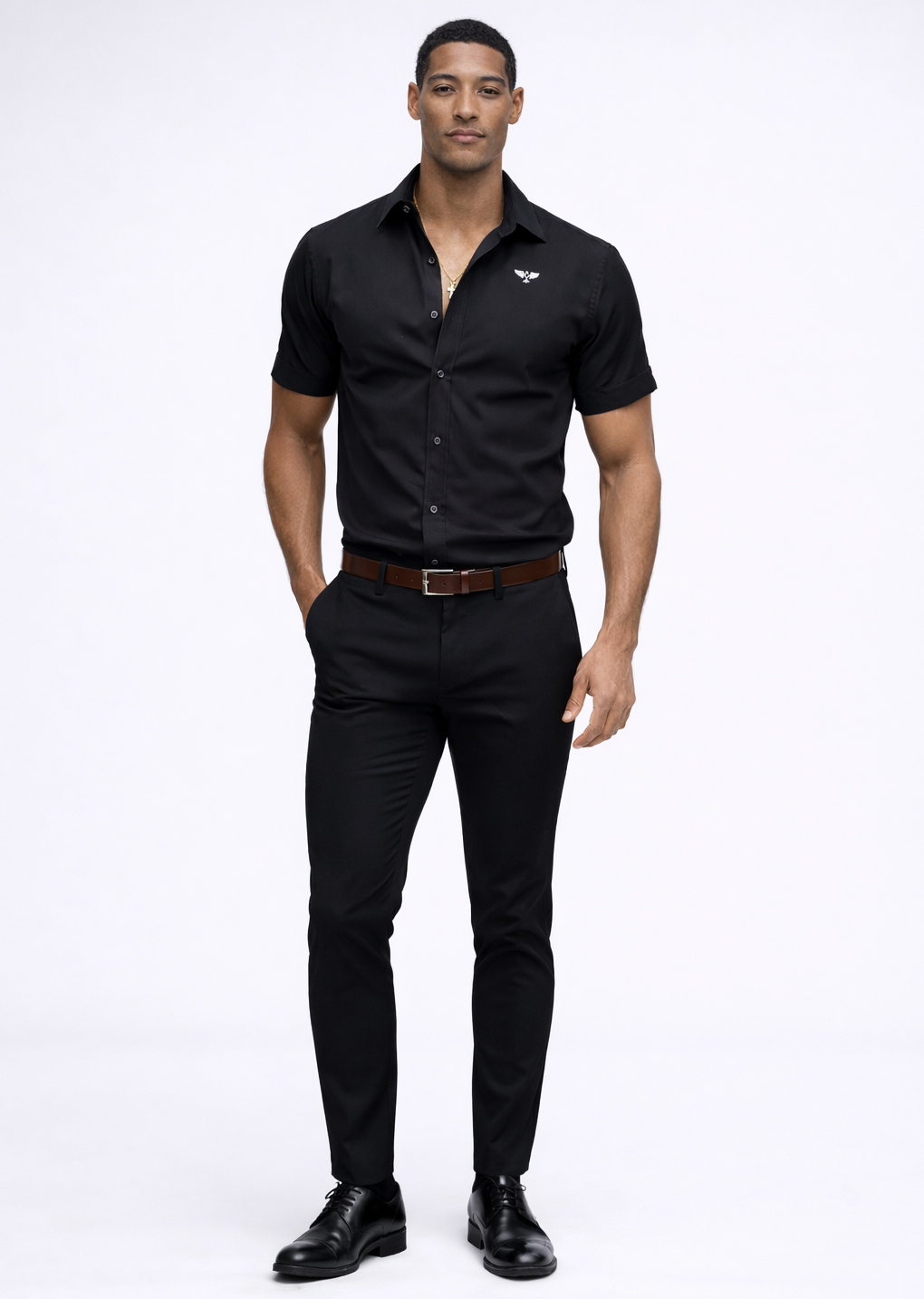 Vulcano Shirt | Short Sleeve Muscle Fit