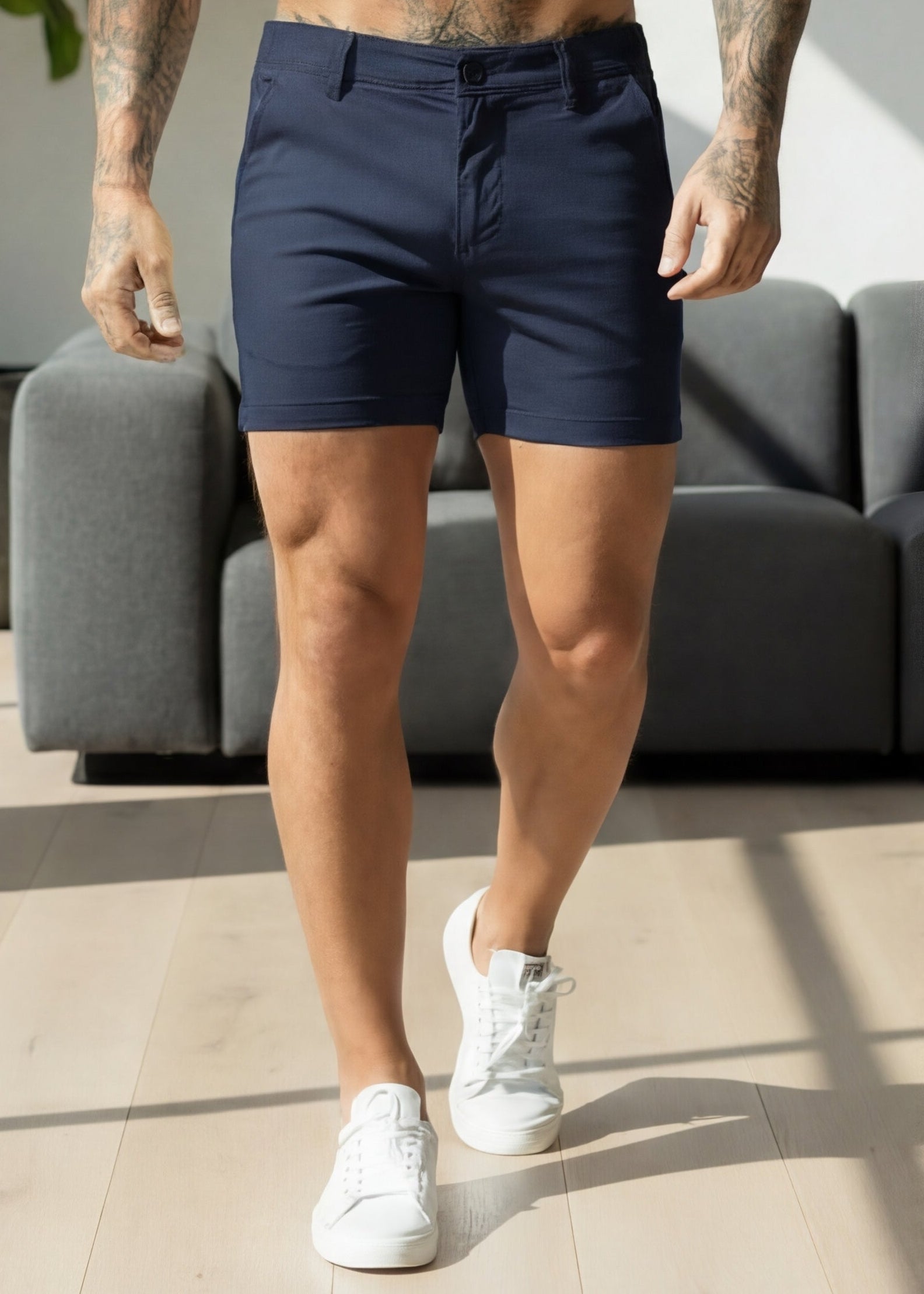 Capri Chino Short | Tailored Fit - Navy