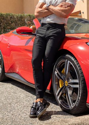 Luxe Stretch Chino | Tapered Fit - Black