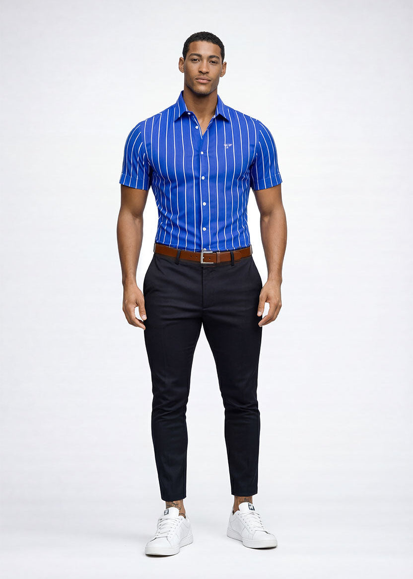 Amalfi Shirt | Short Sleeve Muscle Fit