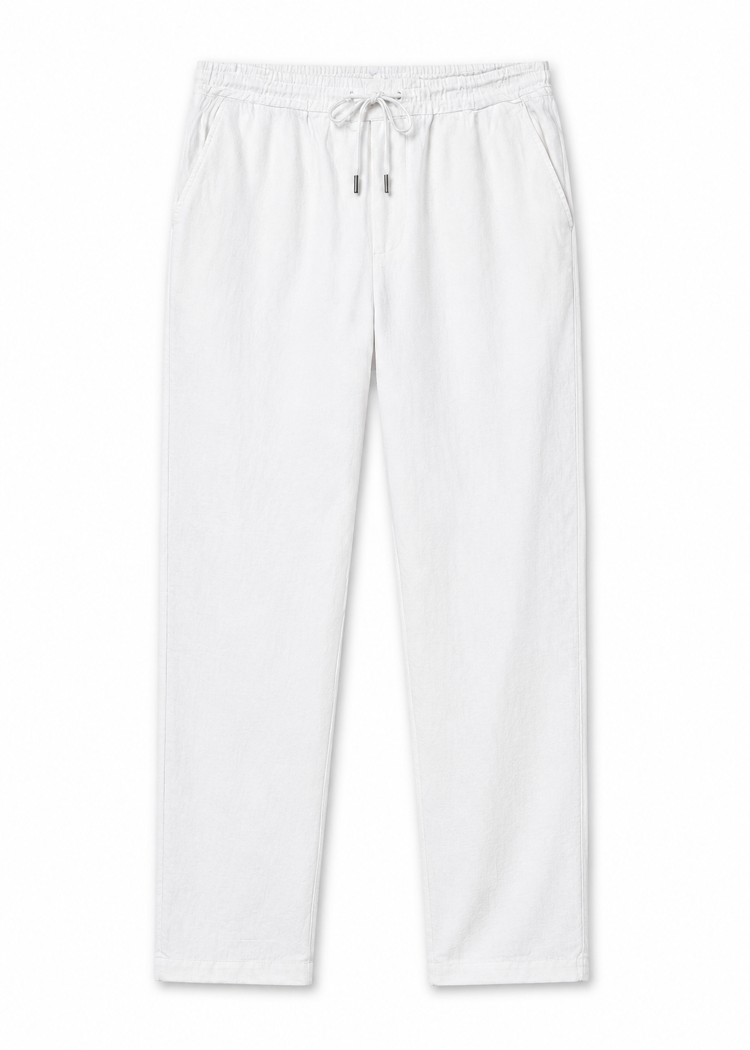 The Alassio Linen Trouser — front