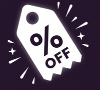 Creative Discount Tag Icon
