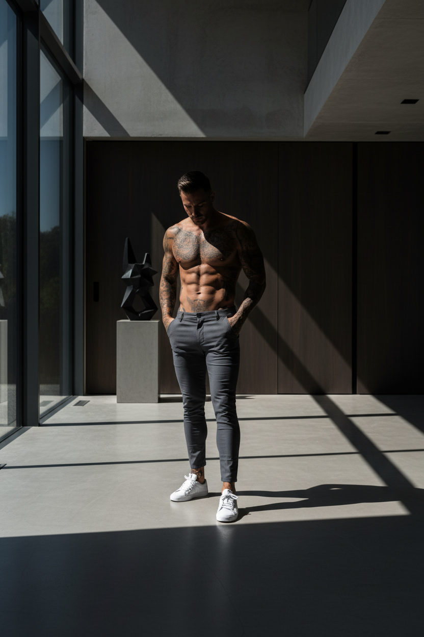 Grey Chino Lifestyle