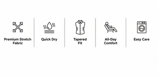 Product Features Banner with Stretch Icon