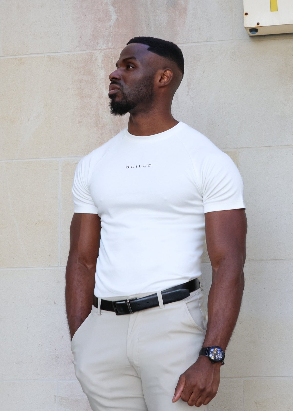 The Classico Tee in Off white